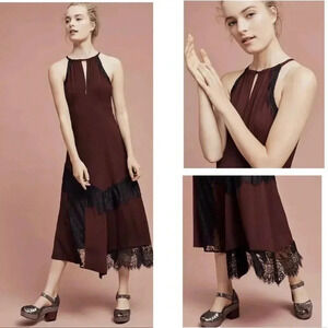Moulinette Soeurs Anthropologie Janie Halter Dress Size 4